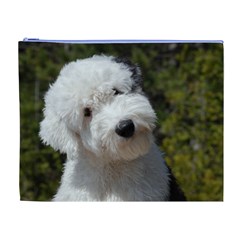 Old English Sheepdog Cosmetic Bag (XL) from ArtsNow.com Front