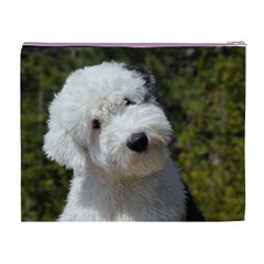 Old English Sheepdog Cosmetic Bag (XL) from ArtsNow.com Back