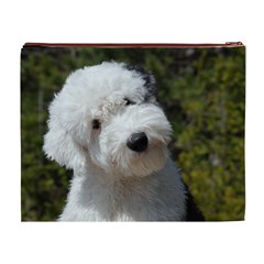 Old English Sheepdog Cosmetic Bag (XL) from ArtsNow.com Back