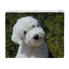 Old English Sheepdog Cosmetic Bag (XL) from ArtsNow.com Back