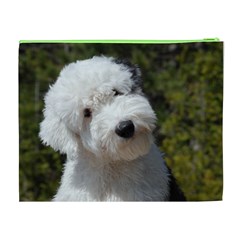 Old English Sheepdog Cosmetic Bag (XL) from ArtsNow.com Back