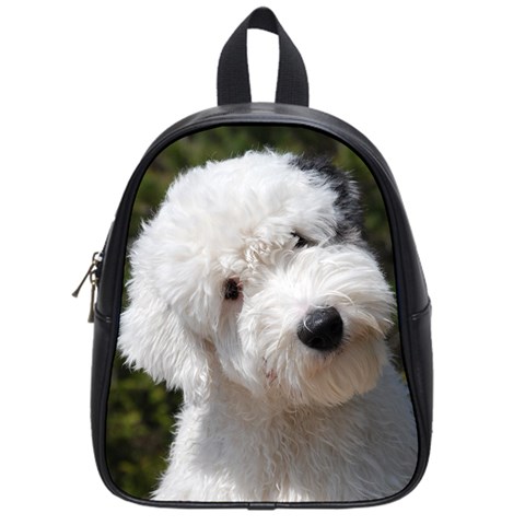 Old English Sheepdog School Bag (Small) from ArtsNow.com Front