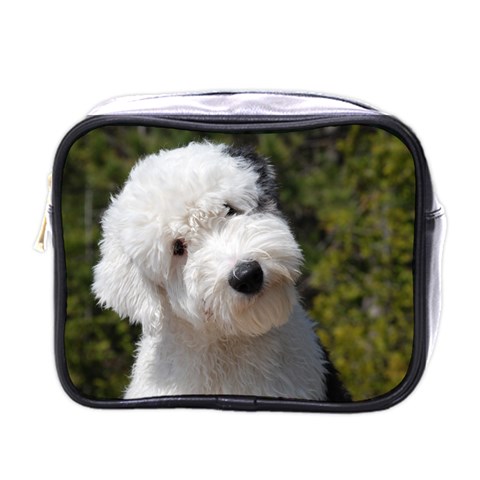 Old English Sheepdog Mini Toiletries Bag (One Side) from ArtsNow.com Front