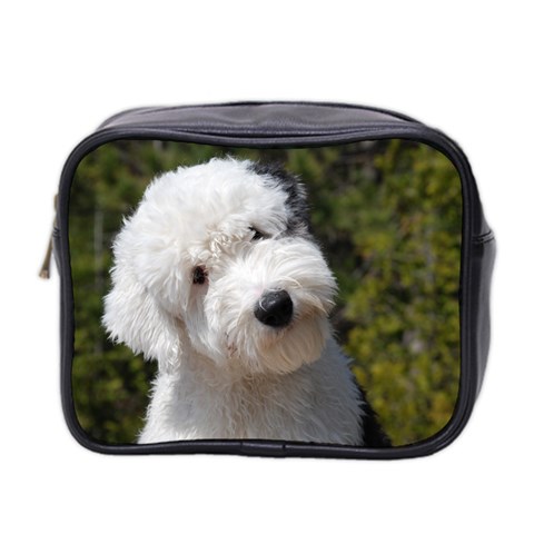 Old English Sheepdog Mini Toiletries Bag (Two Sides) from ArtsNow.com Front