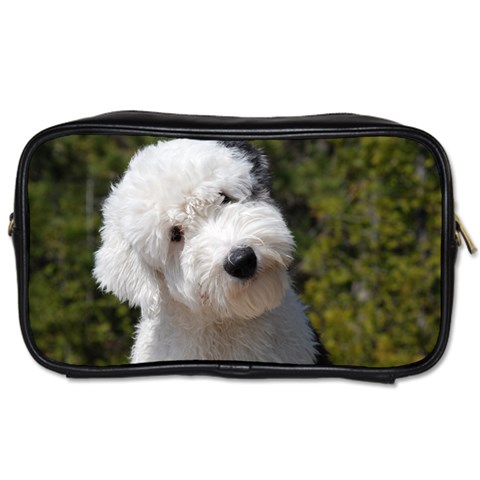 Old English Sheepdog Toiletries Bag (Two Sides) from ArtsNow.com Front