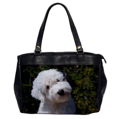 Old English Sheepdog Oversize Office Handbag (One Side) from ArtsNow.com Front