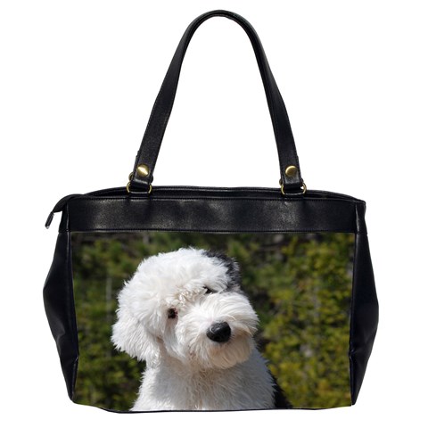 Old English Sheepdog Oversize Office Handbag (Two Sides) from ArtsNow.com Back