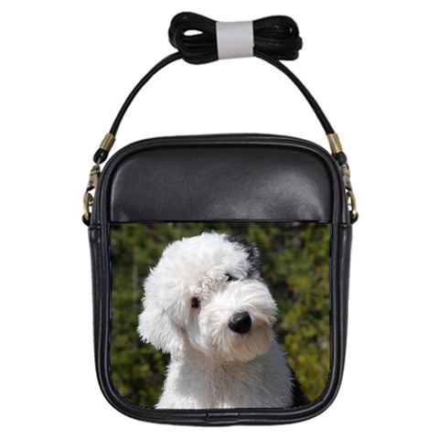 Old English Sheepdog Girls Sling Bag from ArtsNow.com Front