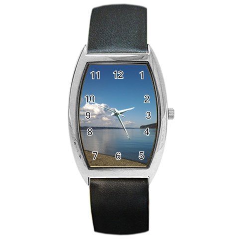 20120323 144523 Barrel Style Metal Watch from ArtsNow.com Front