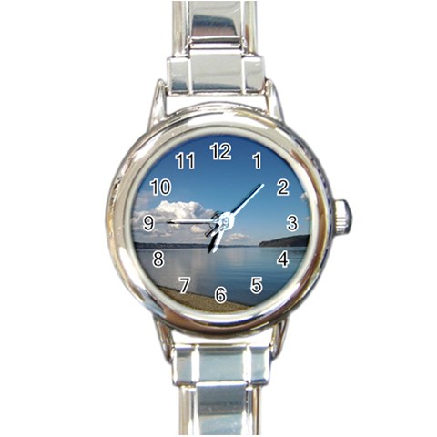 Puget Sound Round Italian Charm Watch from ArtsNow.com Front