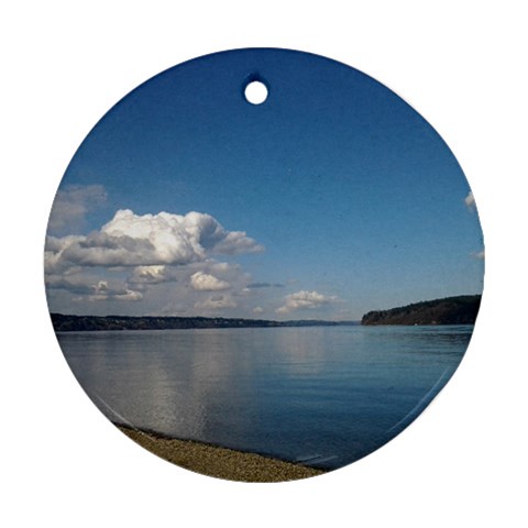 Puget Sound Ornament (Round) from ArtsNow.com Front