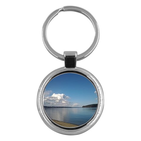 Puget Sound Key Chain (Round) from ArtsNow.com Front