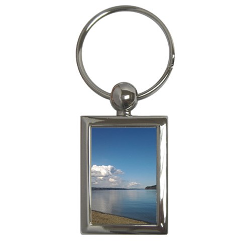 Puget Sound Key Chain (Rectangle) from ArtsNow.com Front