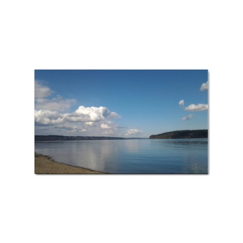 Puget Sound Sticker Rectangular (100 pack) from ArtsNow.com Front