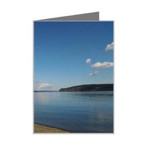 Puget Sound Mini Greeting Card from ArtsNow.com Left