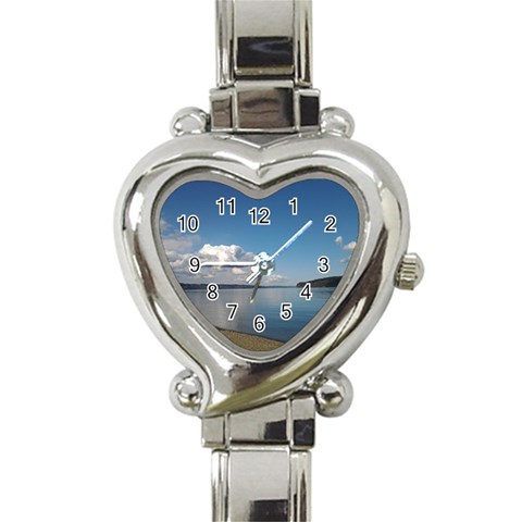 Puget Sound Heart Italian Charm Watch from ArtsNow.com Front