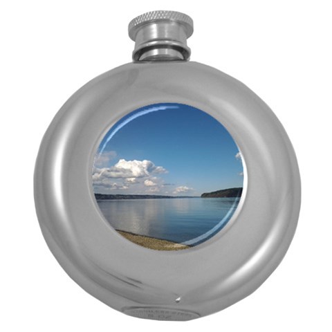 Puget Sound Hip Flask (5 oz) from ArtsNow.com Front