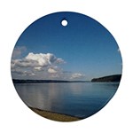 Puget Sound Round Ornament (Two Sides)