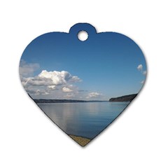 Puget Sound Dog Tag Heart (Two Sides) from ArtsNow.com Back