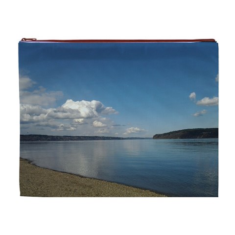 Puget Sound Cosmetic Bag (XL) from ArtsNow.com Front