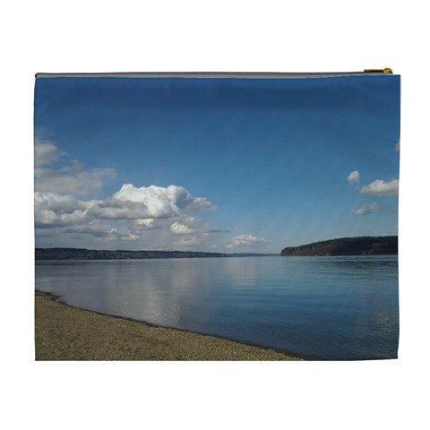 Puget Sound Cosmetic Bag (XL) from ArtsNow.com Back