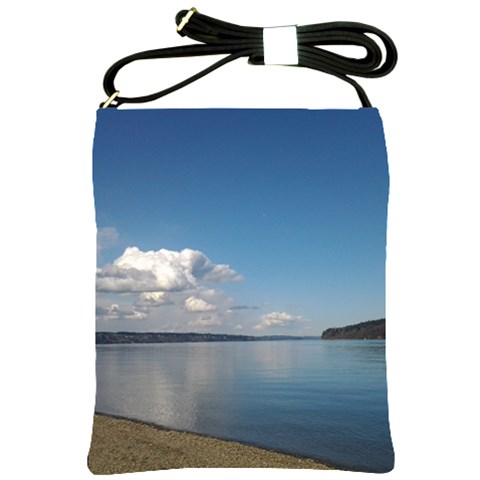 Puget Sound Shoulder Sling Bag from ArtsNow.com Front