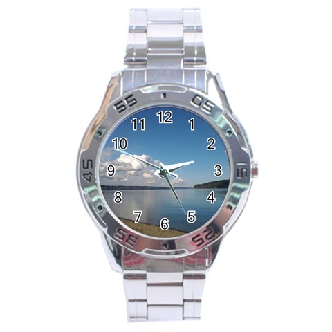 Puget Sound Stainless Steel Analogue Men’s Watch from ArtsNow.com Front