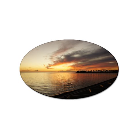 Tarpon Sky Sticker Oval (10 pack) from ArtsNow.com Front