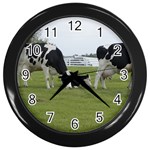 Dairy Farm Wall Clock (Black)