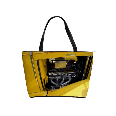 Yellow Power Classic Shoulder Handbag from ArtsNow.com Front