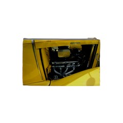 Yellow Power Cosmetic Bag (Small) from ArtsNow.com Back