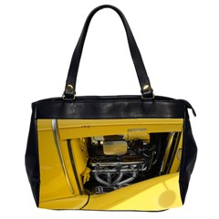 Yellow Power Oversize Office Handbag (Two Sides) from ArtsNow.com Front