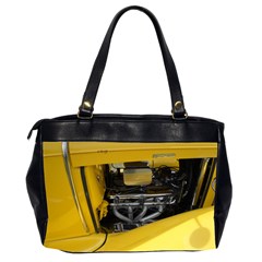 Yellow Power Oversize Office Handbag (Two Sides) from ArtsNow.com Back