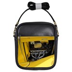 Yellow Power Girls Sling Bag