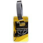 Yellow Power Luggage Tag (one side)