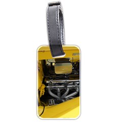 Yellow Power Luggage Tag (two sides) from ArtsNow.com Front