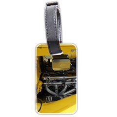 Yellow Power Luggage Tag (two sides) from ArtsNow.com Back