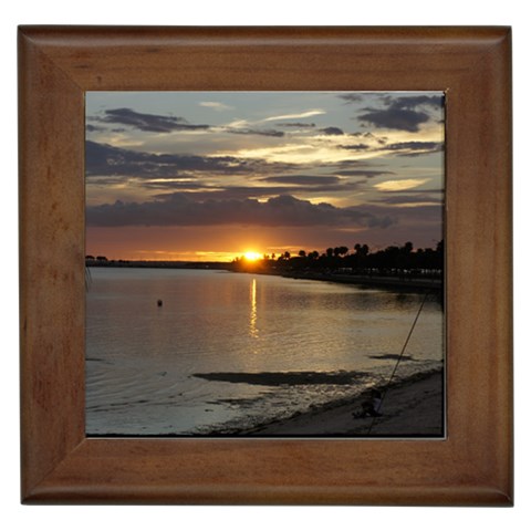 Tampa Framed Tile from ArtsNow.com Front