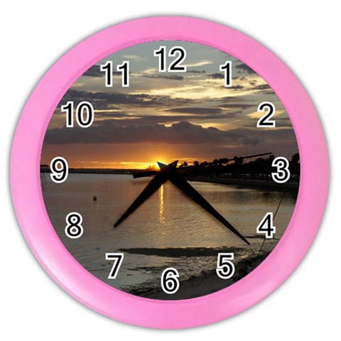 Tampa Color Wall Clock from ArtsNow.com Front