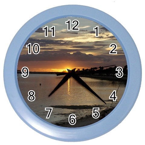 Tampa Color Wall Clock from ArtsNow.com Front