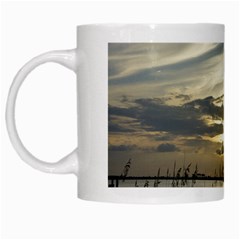 Beach Volleyball White Mug from ArtsNow.com Left