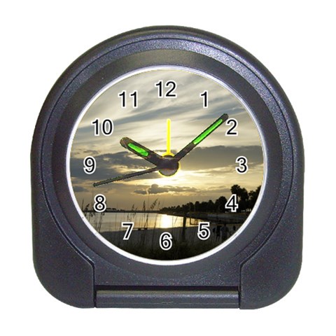 Beach Volleyball Travel Alarm Clock from ArtsNow.com Front