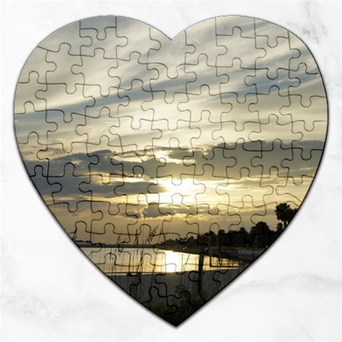 Beach Volleyball Jigsaw Puzzle (Heart) from ArtsNow.com Front