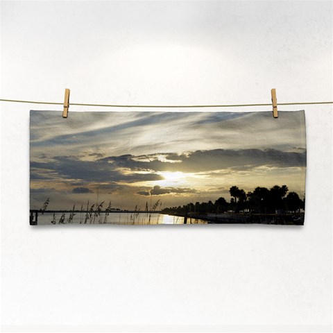 Beach Volleyball Hand Towel from ArtsNow.com Front