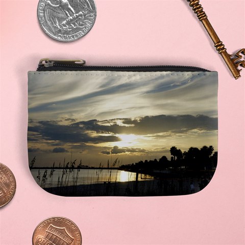 Beach Volleyball Mini Coin Purse from ArtsNow.com Front