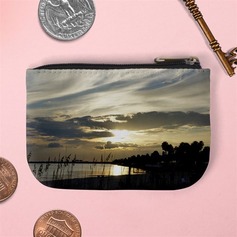 Beach Volleyball Mini Coin Purse from ArtsNow.com Back