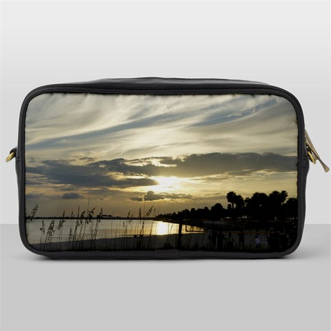 Beach Volleyball Toiletries Bag (One Side) from ArtsNow.com Front