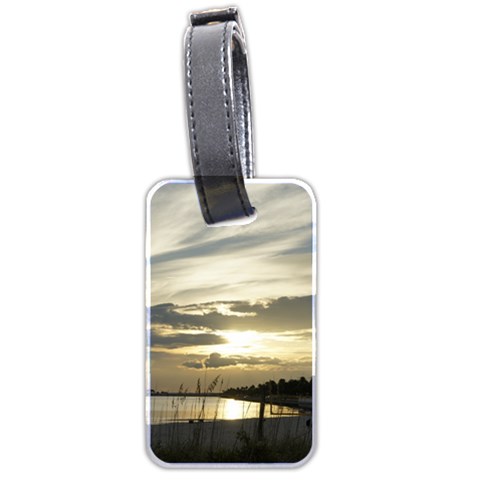 Beach Volleyball Luggage Tag (two sides) from ArtsNow.com Front