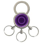 Lilac Lagoon 3-Ring Key Chain