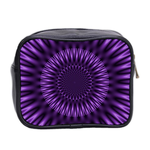 Lilac Lagoon Mini Toiletries Bag (Two Sides) from ArtsNow.com Back